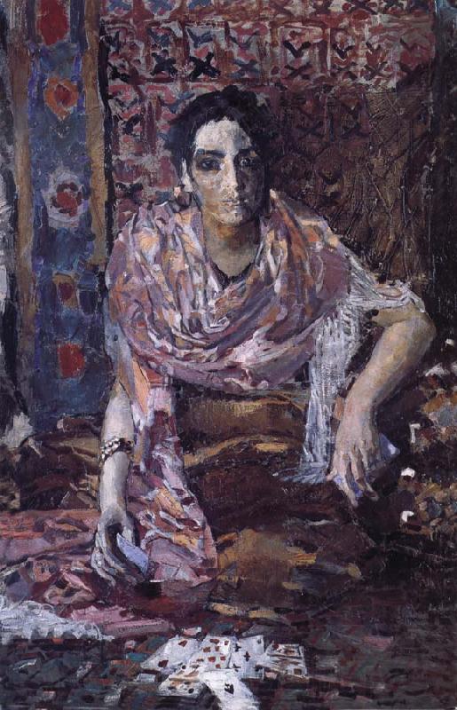 Mikhail Vrubel The female augur Spain oil painting art